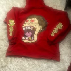 Red Zombie Fear Hoodie