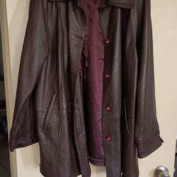 Italian Leather Jacket 3XL  Women's/3XL  Chamarra. Italiana De Piel 