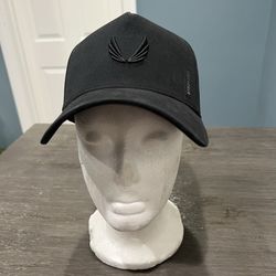 ASRV 0815 A Frame Wings Snap Back Hat OS Black