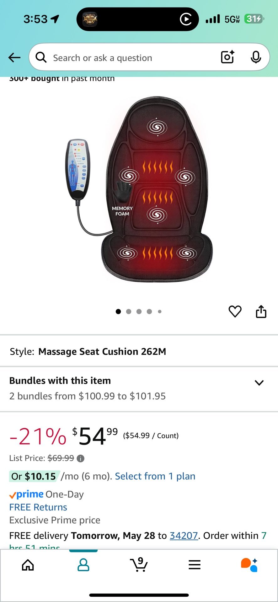 Massage Seat Cushion