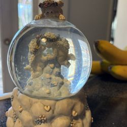 Vintage Dreamsicle Musical Snow globe 