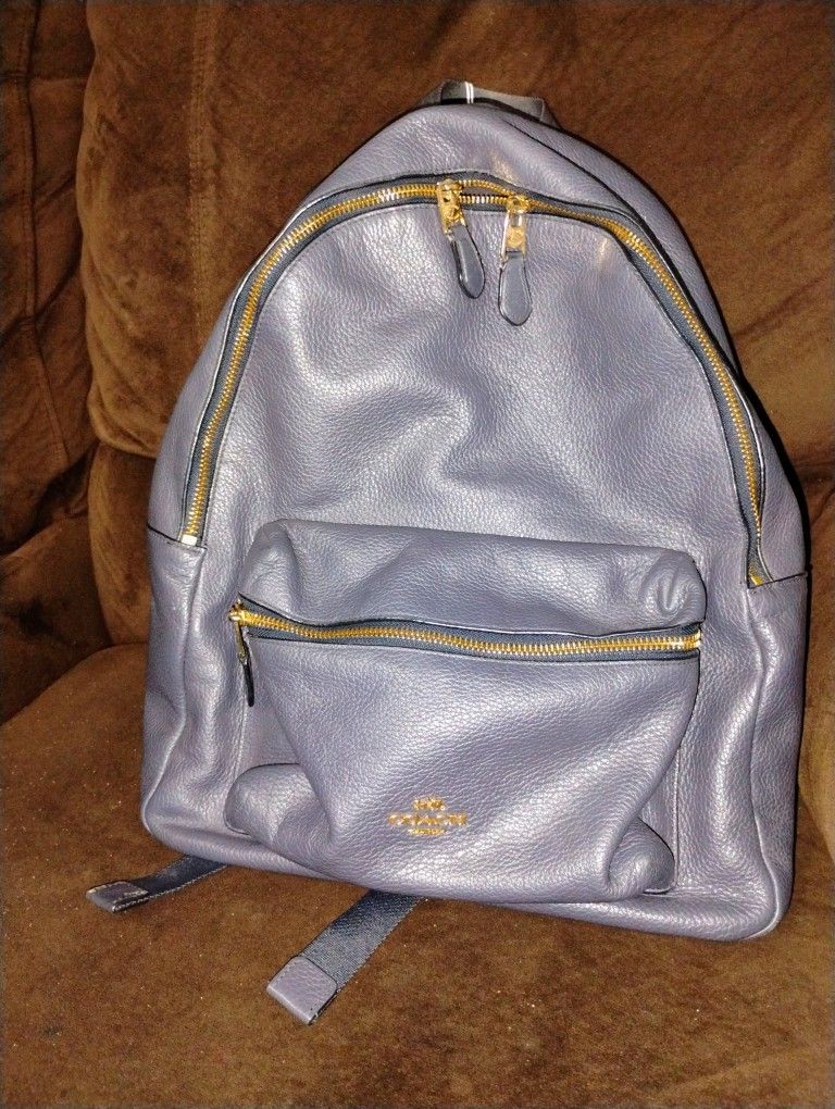 Coach Backpack Purse Leather