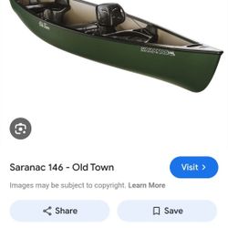 Brand New OLD TOWN Saranac146 Sport FISHING Canoe