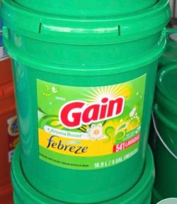 Gain + Febreze Liquid Laundry Detergent 5 Gallon