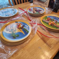 Rhyme mcdonald Plates  and Disney hercules. 