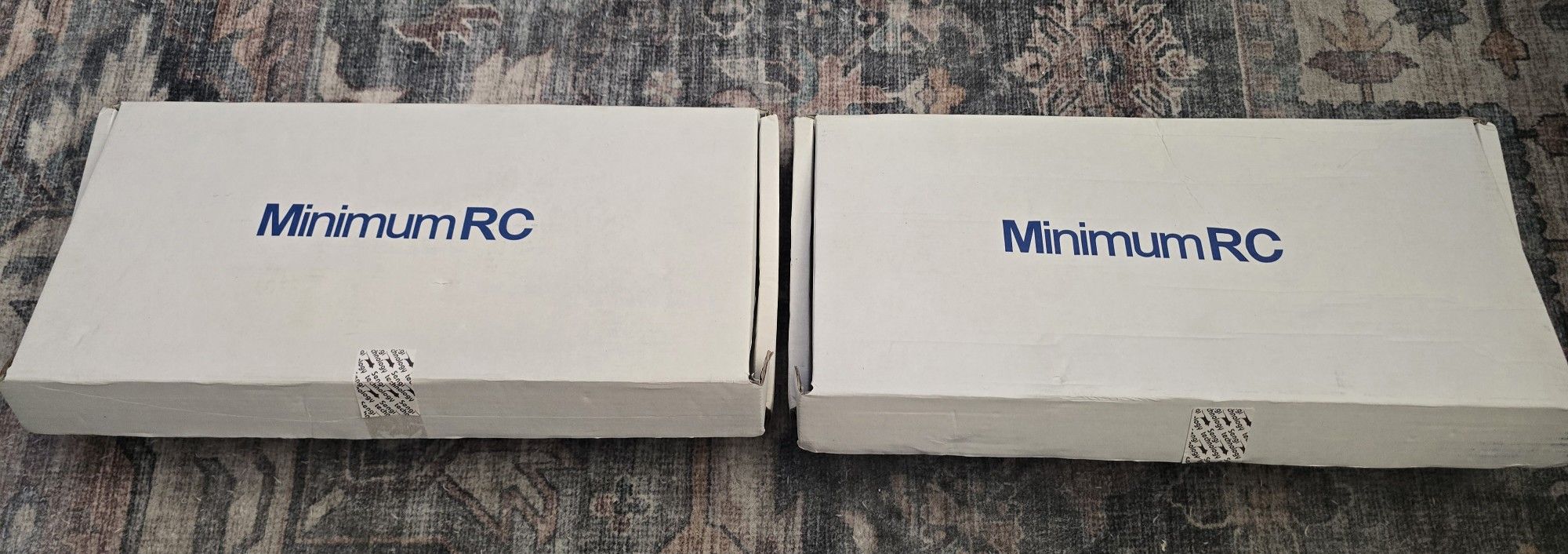 MinimumRC Spitfire model airplane kit and MinimumRC B-25 Mitchell