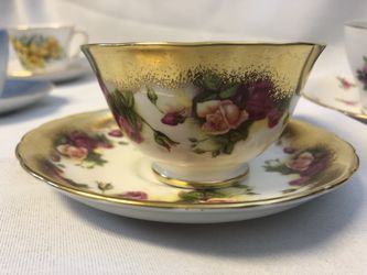 Vintage Golden Rose Royal Chelsea Bone China