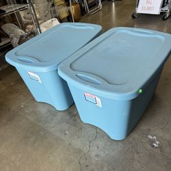 Sterilite 18 Gal Stackable Plastic Container with Lid 2 for $15