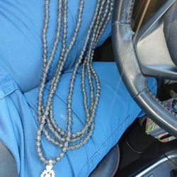 Akola Black Cross Necklace