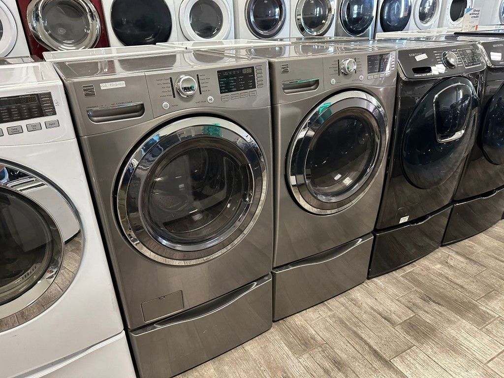 Kenmore elite washer and dryer set electric with warranty
