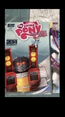 Transformers and My Little Pony Comic