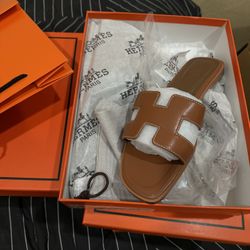 Hermes Slides Slippers Women New 7 8 9 