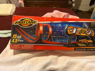 Fast lane 15 feet of track