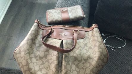 Coach bag and wallet