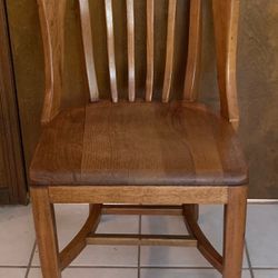 Vintage 1940s High Point Bending & Chair Co. Solid Walnut Wooden Desk Chair