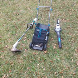 Hart Lawn Mower, Weed Eater, And Blower
