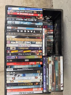 Large Lot of Mixed DVDs