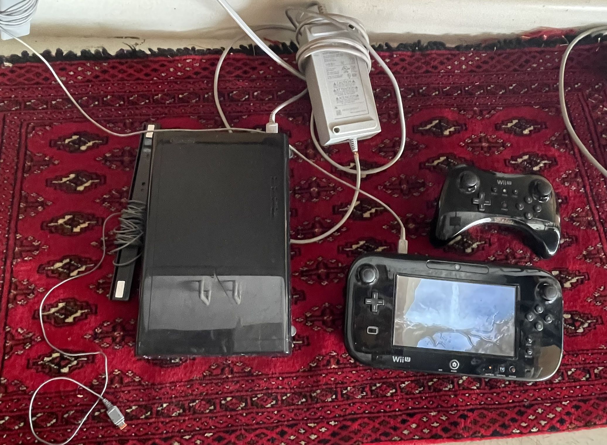 Nintendo Wii U With 3 Games