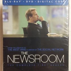 The Newsroom - The Complete First Season (Blu-ray/DVD, 2013, 6-Disc Set) Sealed