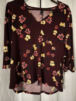Women’s XL Floral Blouse 