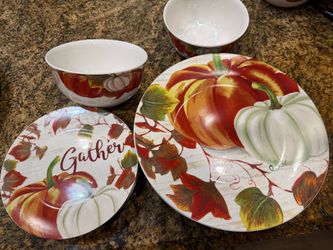 Fall Dinnerware set