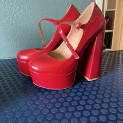 Women’s Red Heels Size 7.5