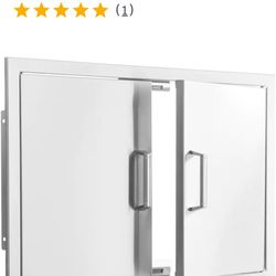 32” Stainless steel Bbq Doors