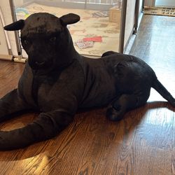 Giant Stuffed Black Panther