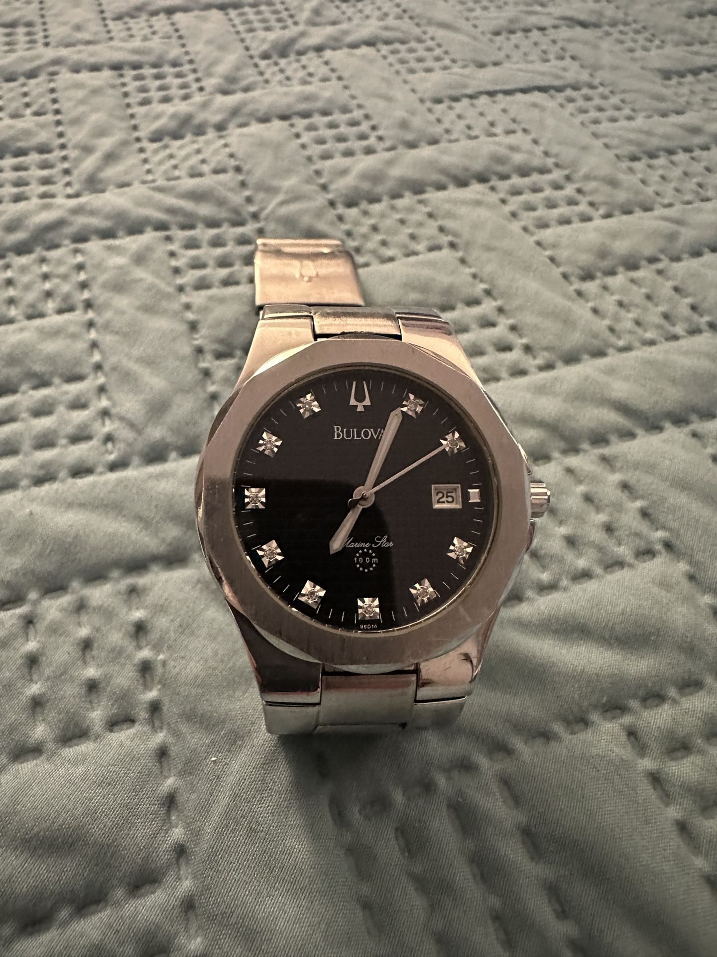 Bulova Men's Marine Star 40mm Special Edition With Diamond Dial C876763 ( USED)