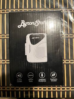 ByronStatics Portable Cassette Player and Recorder with AM/FM Radio