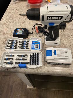 Hart drill set 20 v battery