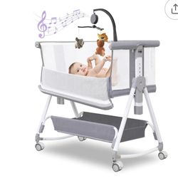 New- 3 In 1 Bedside Sleeper, Rocker, Bassinet
