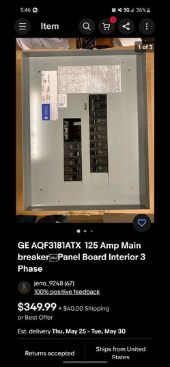 Home Breaker Panel Board