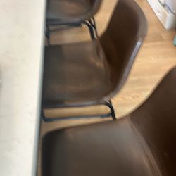 4 Regular Height Counter Stools 
