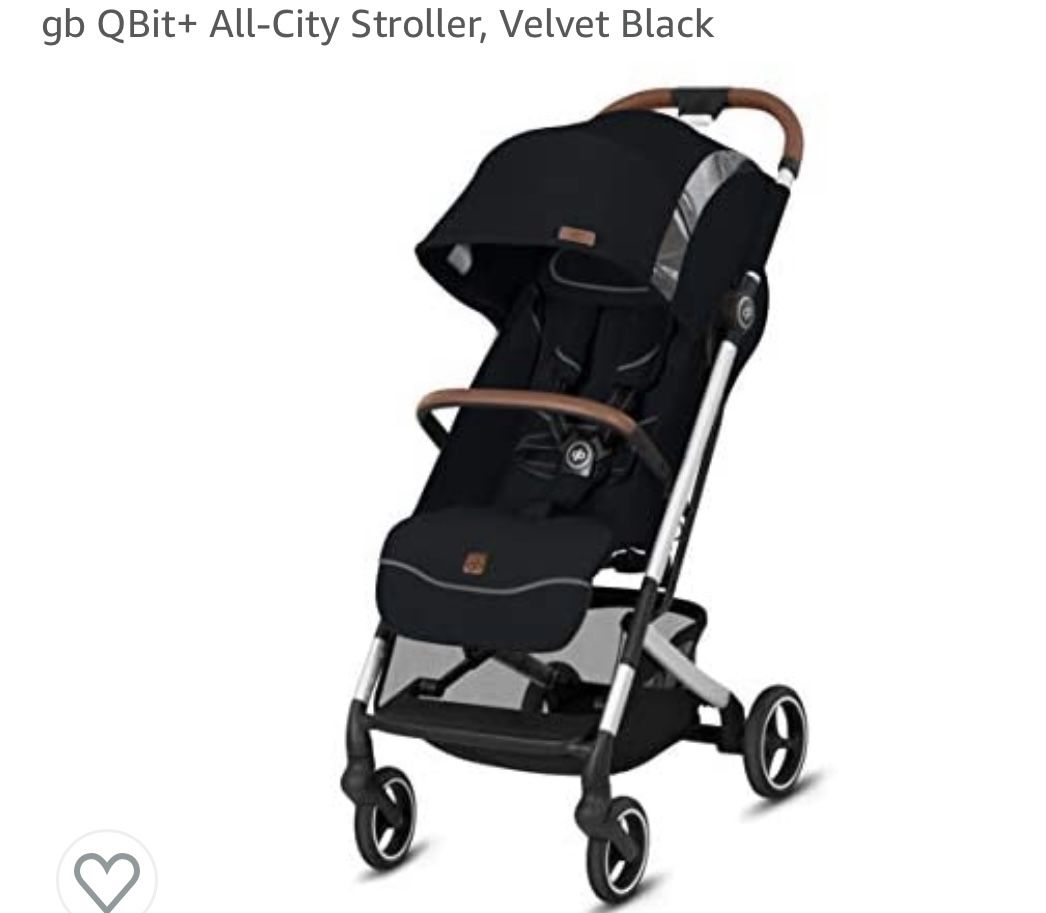 QBit+ All-City Stroller, Velvet Black