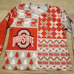 Ohio State Buckeyes Christmas XL Shirt 