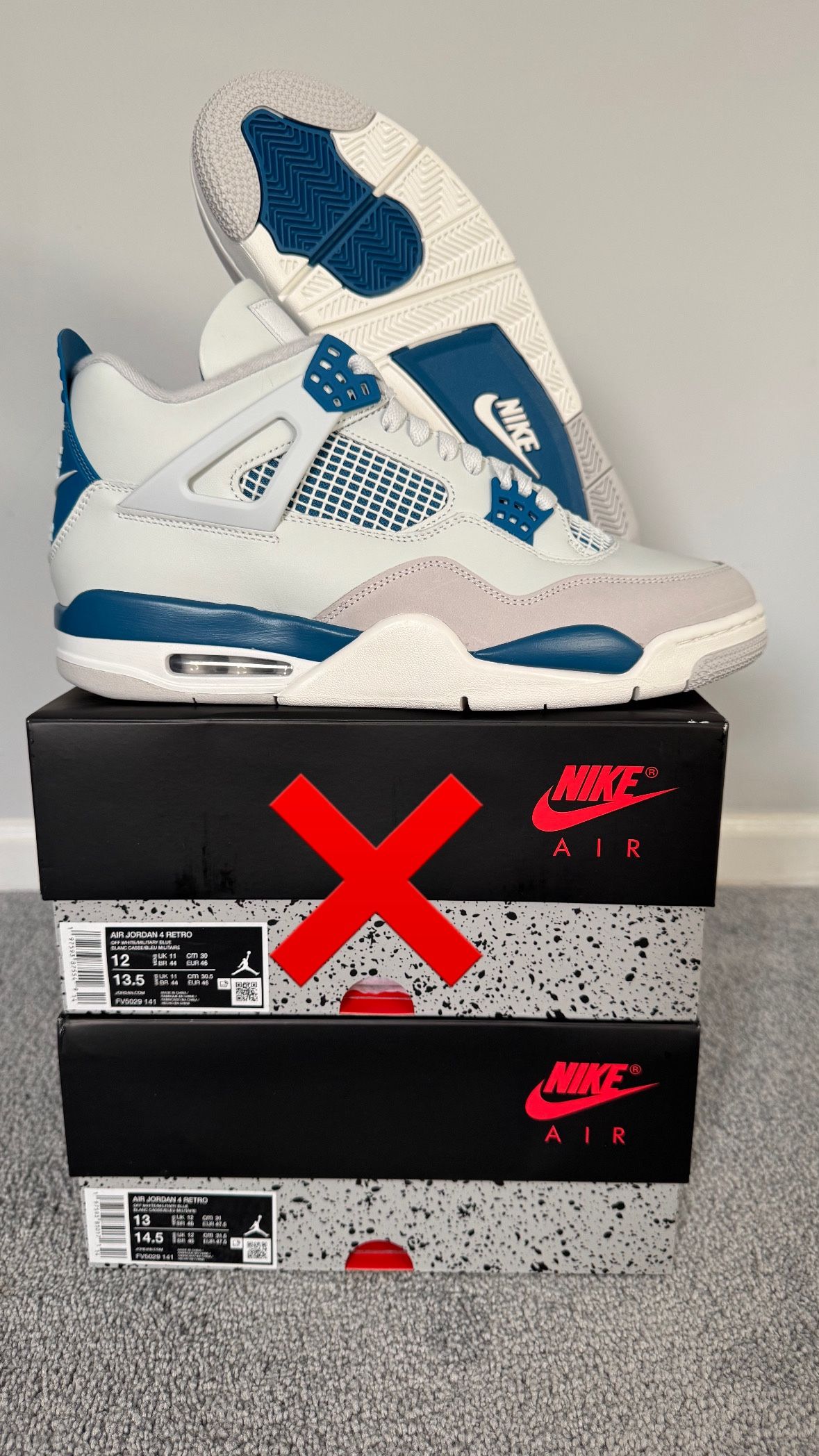 Jordan 4 Military Blue 13M