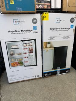 Mainstays 3.3 Cu Ft Compact Single Door Refrigerator, Black, Small Mini Fridge with Freezer Compartment, Ideal for Dorm, Office & Apartment