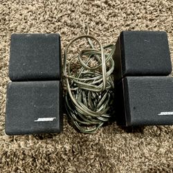 Bose Cube Speakers w Wires