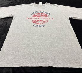 Mens Medium Vintage Lute Olson Nike Basketball Camp Tshirt