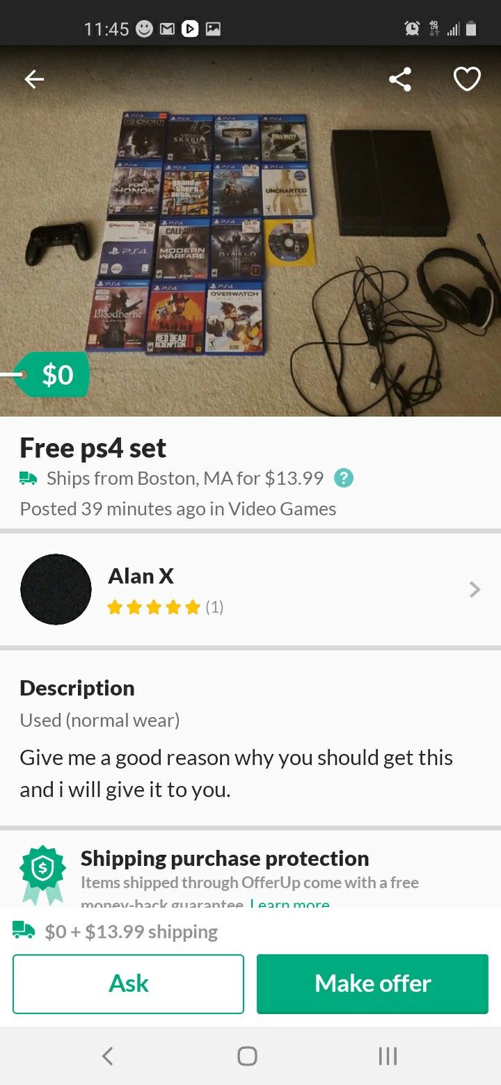 Scammer warning
