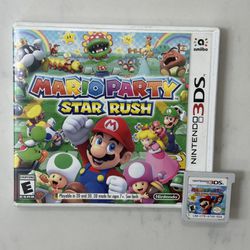 Mario Party Star Rush Nintendo 3DS Video GAME