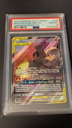 Pokemon Marshadow & Machamp GX Alt Art PSA 10