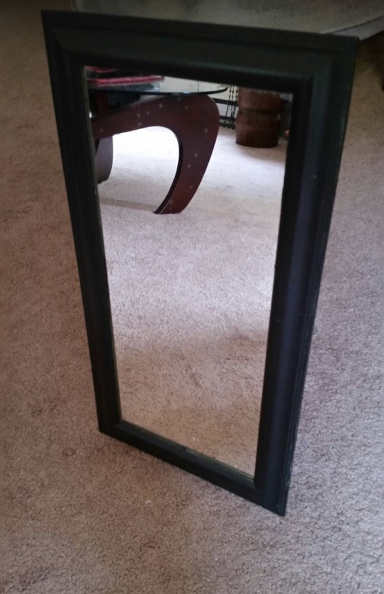 Black wall mirror (local p/u only) check it out