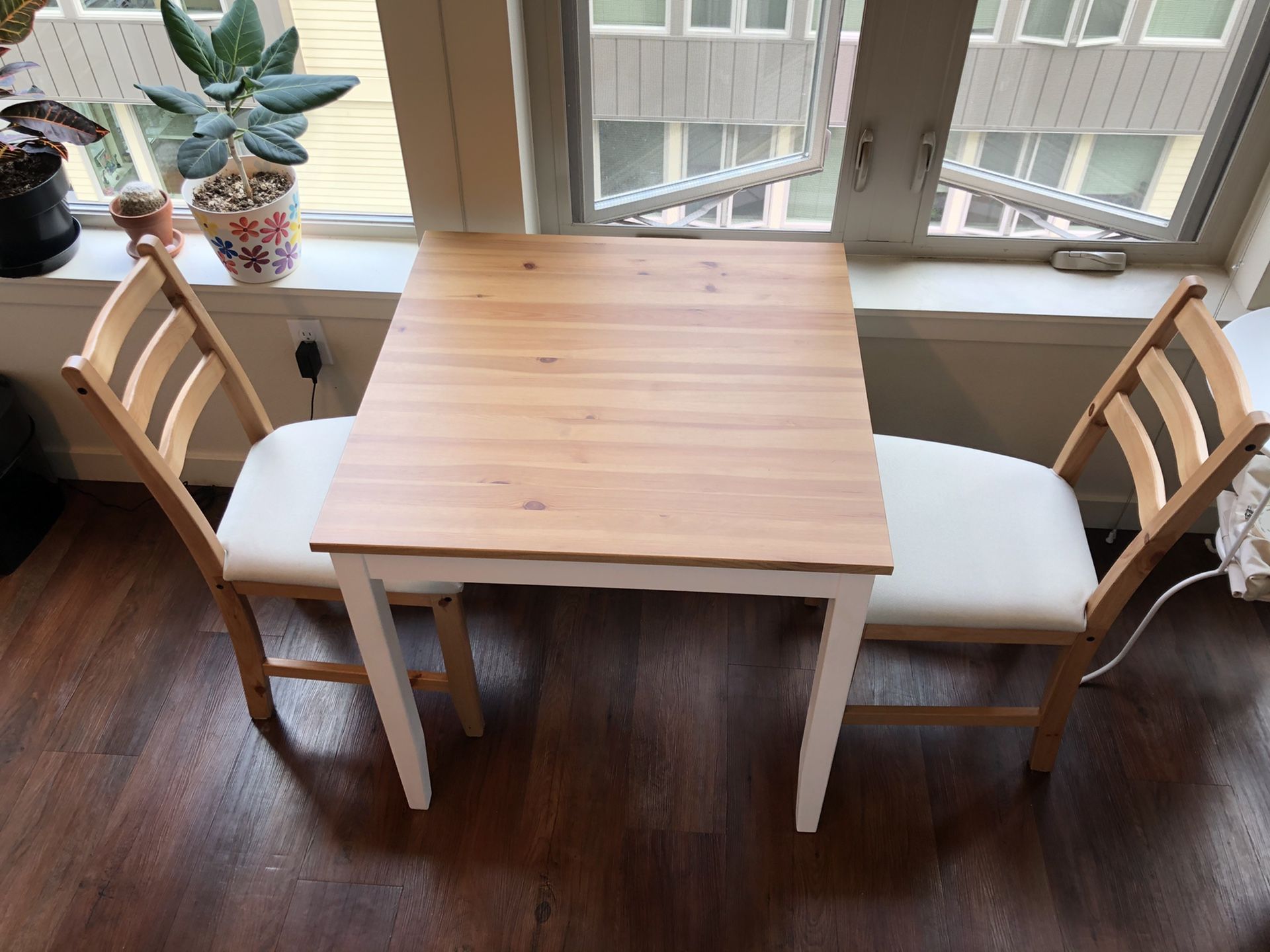 Ikea Lerhamn table & chairs