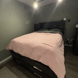 Queen Bedframe W/ Storage