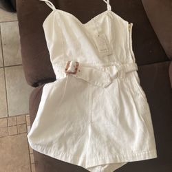 White Romper Size Small Brand Mimi