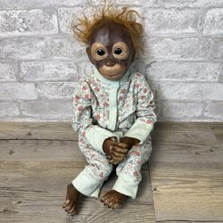 REBORN Baby Orangutan 18”  Doll Life Like Realistic # 3528