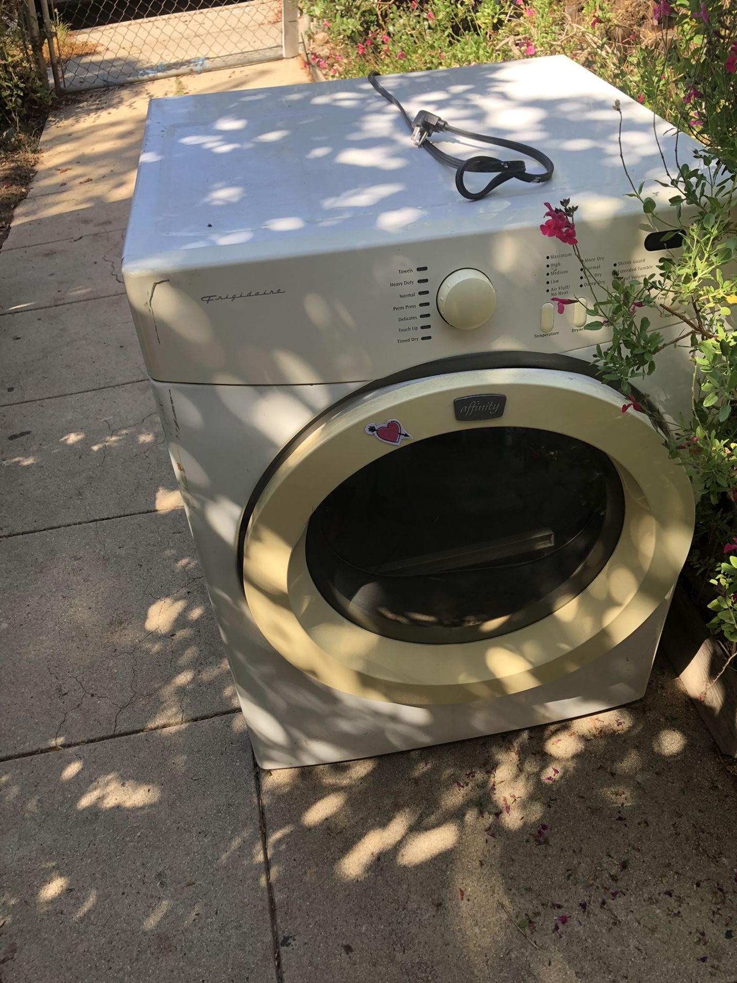 Free Frigidaire Dryer As Is Works