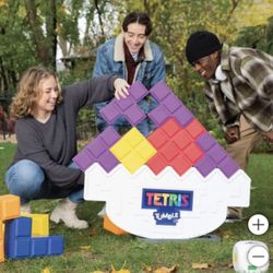 Tetris XL Tumble Game Dynamic Tilting Tower, Tetrimino Blocks Tower Puzzle Games.
